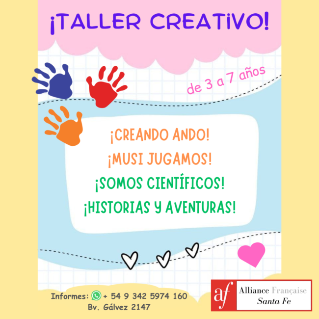 ¡Taller creativo!