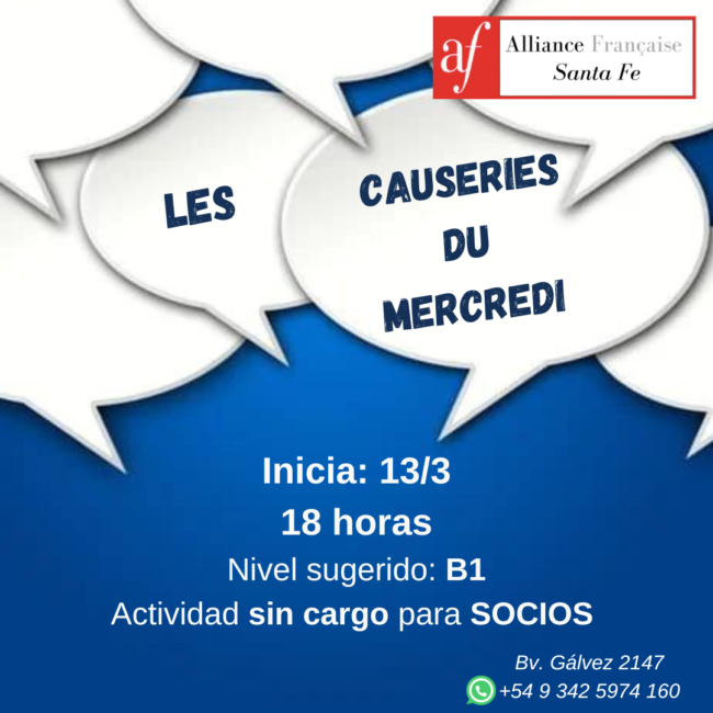 Les causeries du mercredi_2024