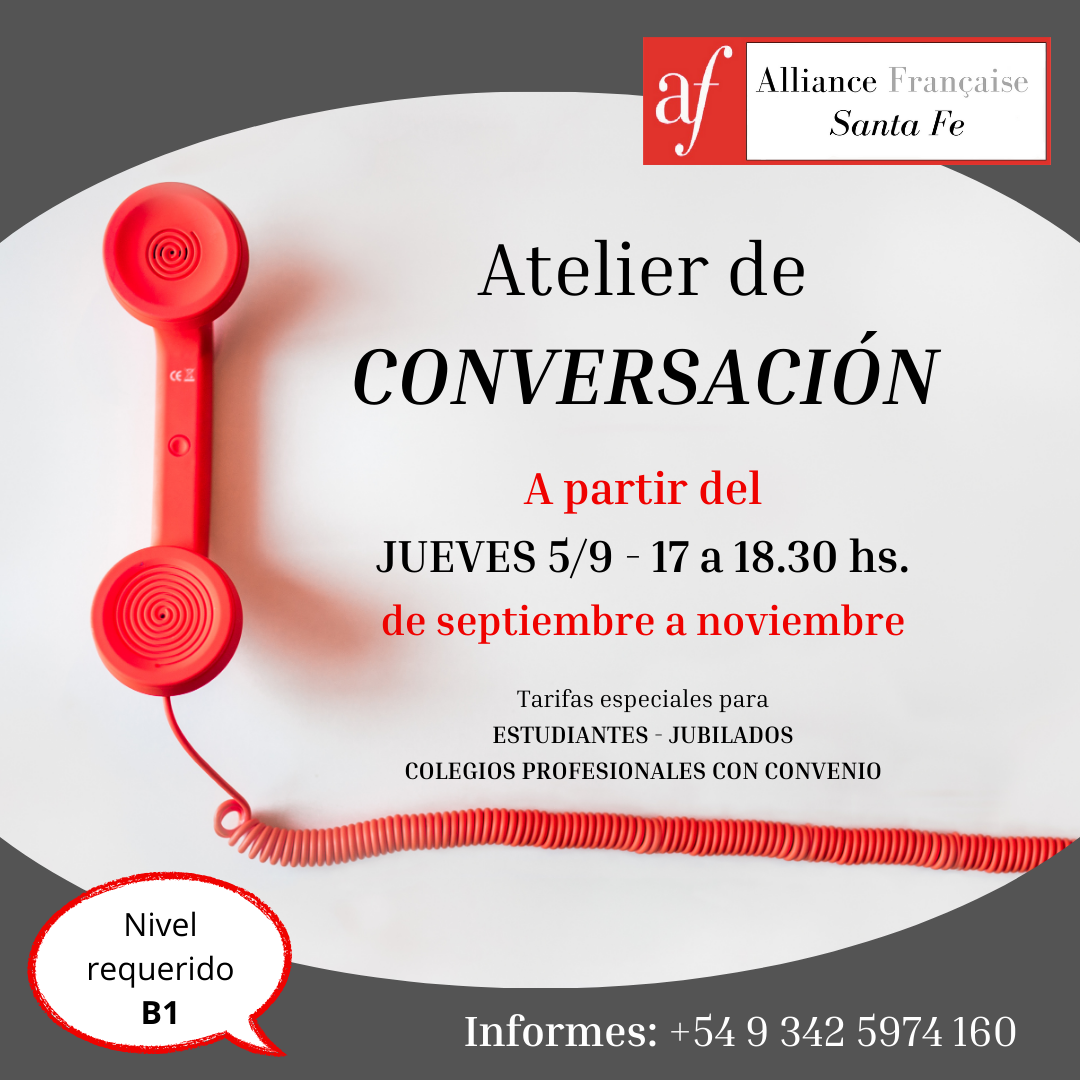 Atelier de CONVERSACIÓN